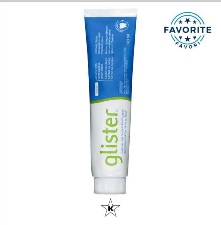 Dentifrice Glister $100 HT